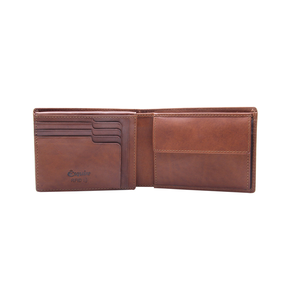 Esquire Dallas Leder Geldbörse mit Cardsafe & RFID-Schutz