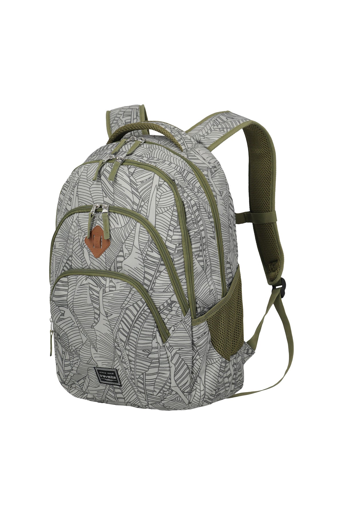 Travelite Basics Rucksack 22 l mit 15,6" Laptopfach Print Grey