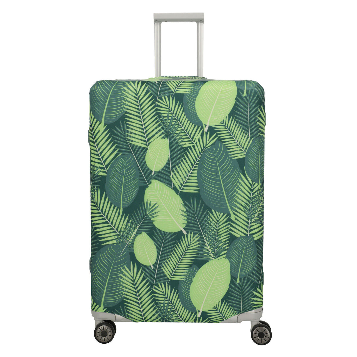Travelite Kofferschutzhülle Kofferhülle L für große Koffer bis max 77x52x29cm Blätter