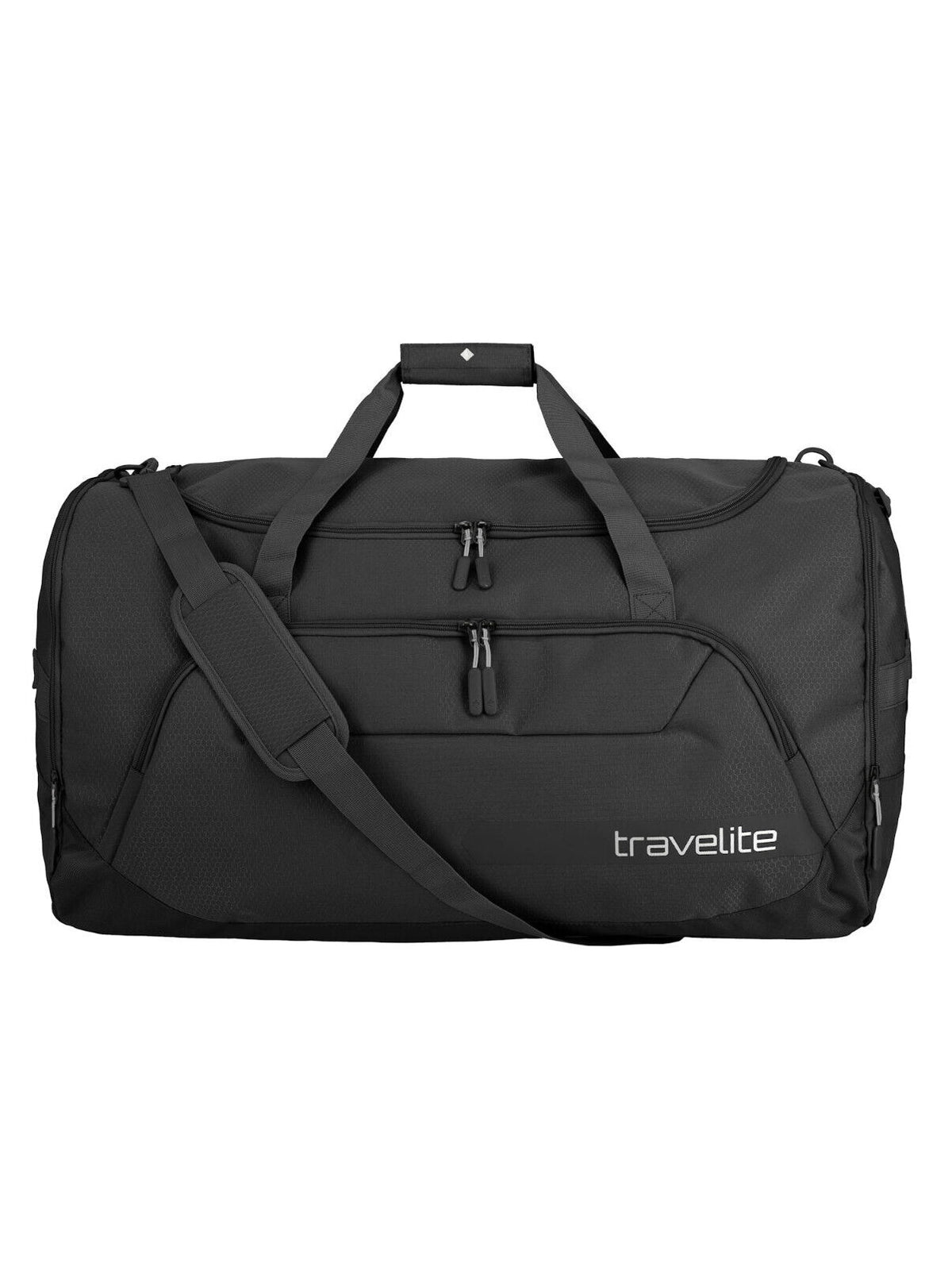 Große Travelite Kick Off Reisetasche aus Polyester in Schwarz