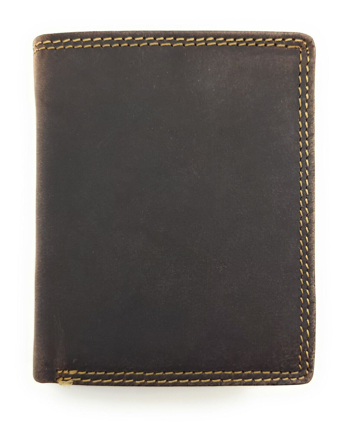Jockey Club Basic echt Leder Mini Geldbörse Portemonnaie Geldbeutel mit RFID Schutz braun