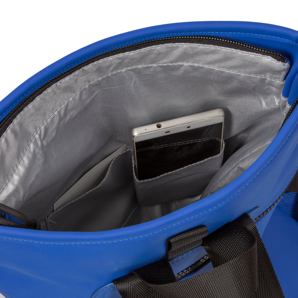 New Rebels Mart Roll Up Rolltop City Rucksack Los Angeles wasserabweisend royal blau