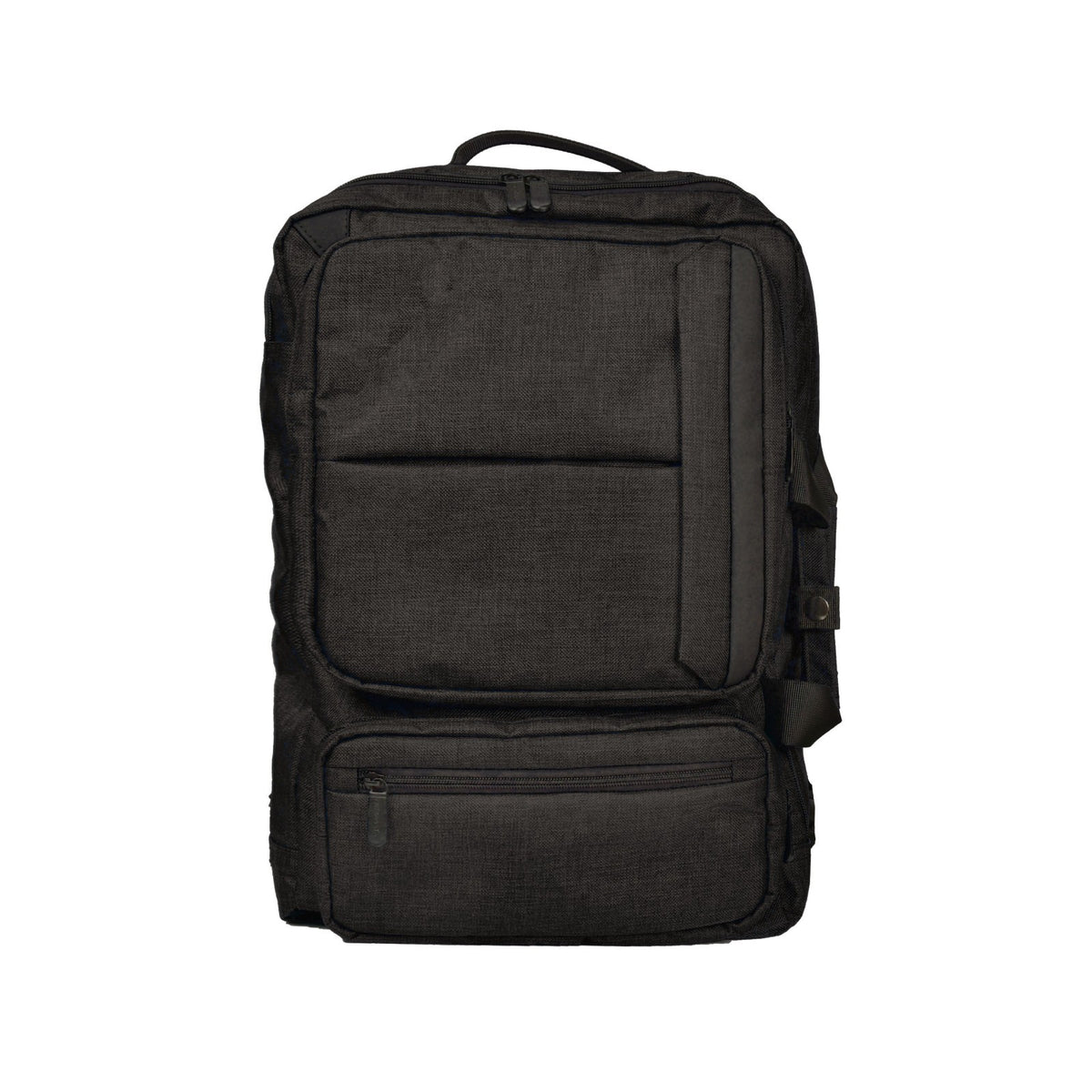 Dermata 3-in-1 Businesstasche schwarz mit 17 Zoll Laptopfach
