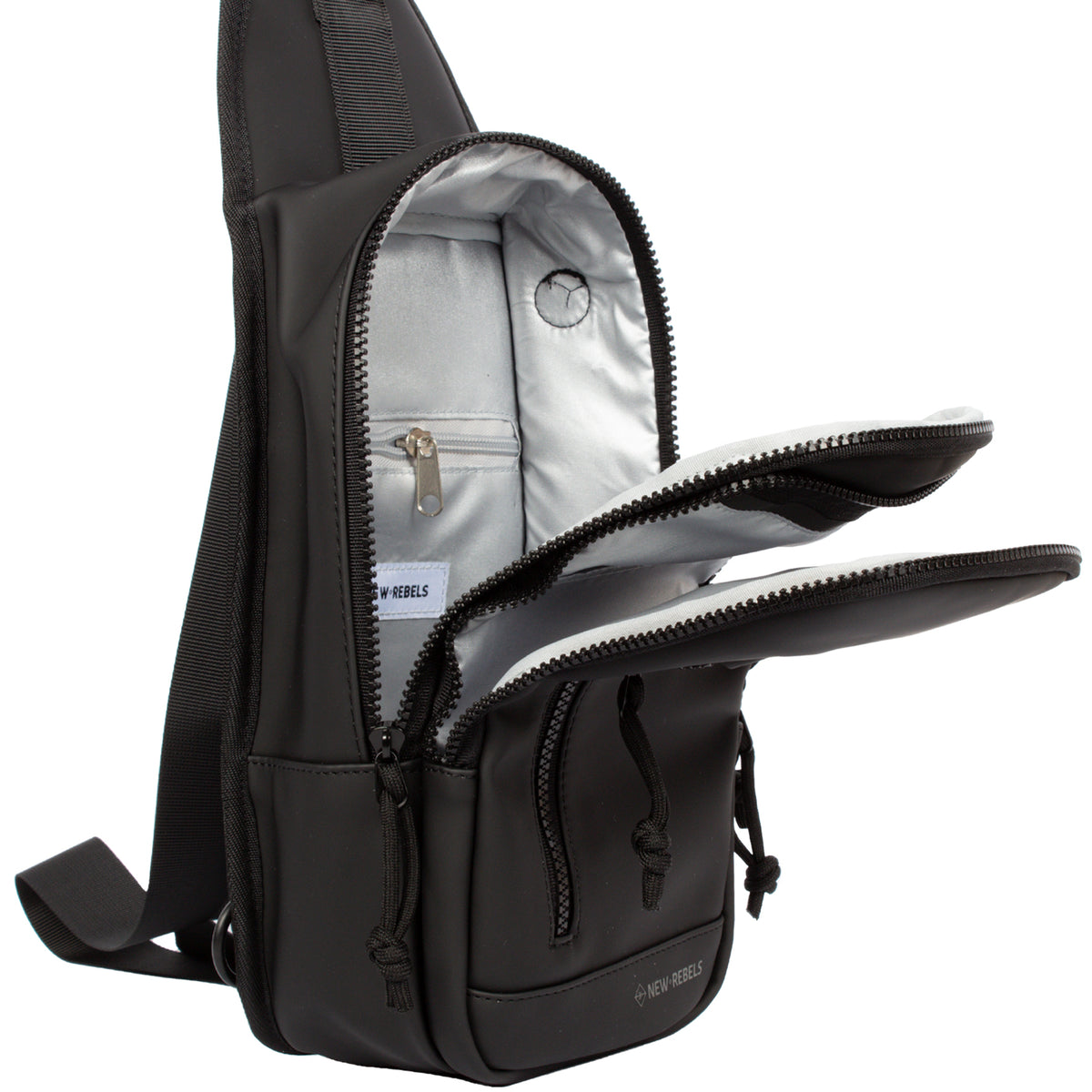 New Rebels Mart Fargo Crossbag / Slingbag – wasserabweisend, kompakt & funktional schwarz