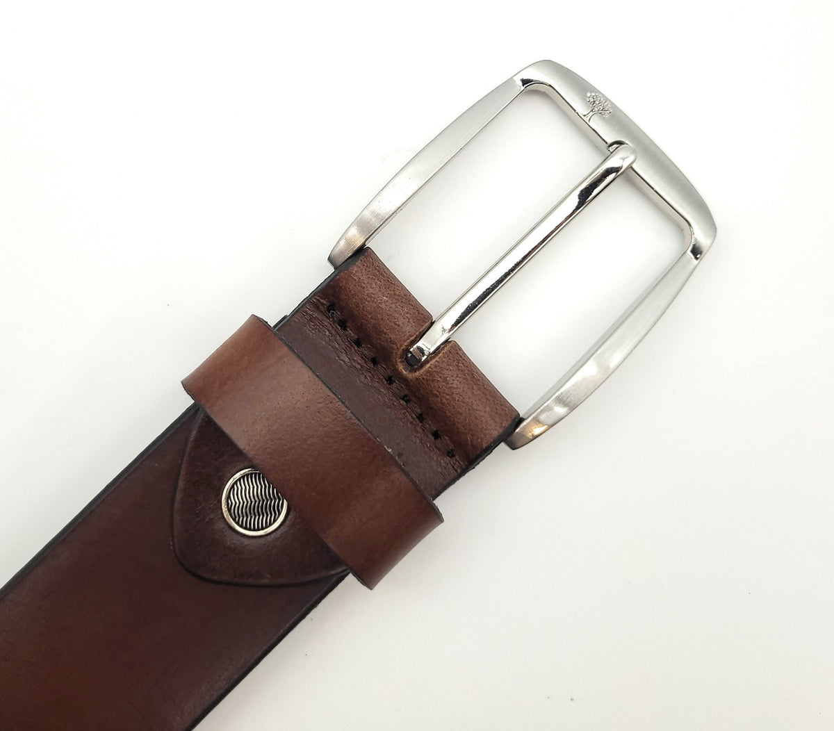 Herren Ledergürtel Braun 40mm - Echtleder Gürtel kürzbar & robust
