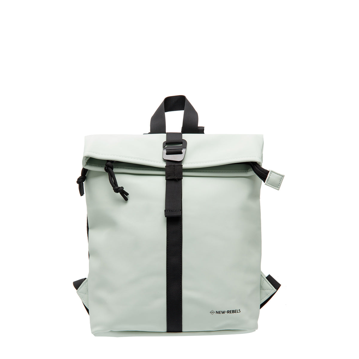 New Rebels Mart Roll Up Rolltop City Rucksack Los Angeles wasserabweisend mint grün
