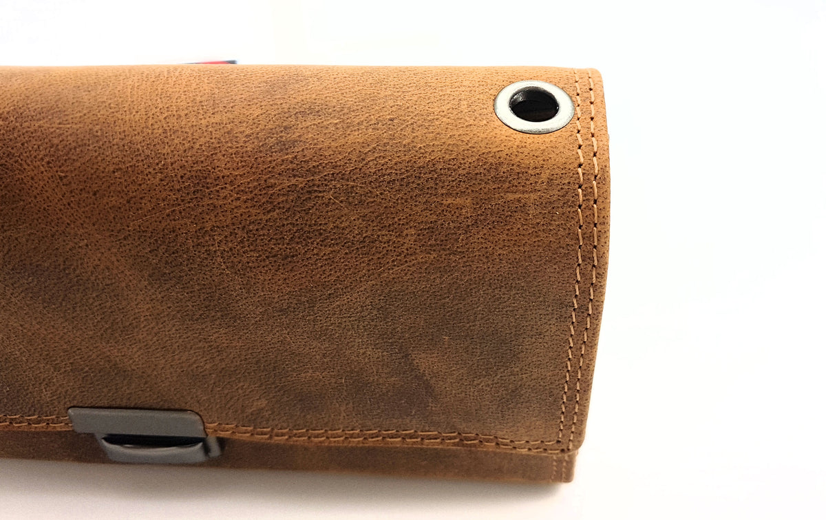 Jockey Club Kellnerbörse Hunterleder – 5 Scheinfächer & RFID-Schutz
