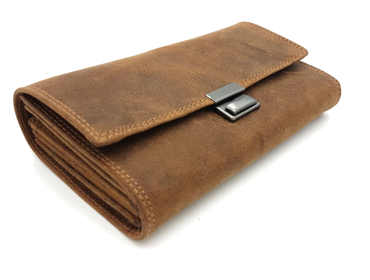 Jockey Club Kellnerbörse Hunterleder – 5 Scheinfächer & RFID-Schutz
