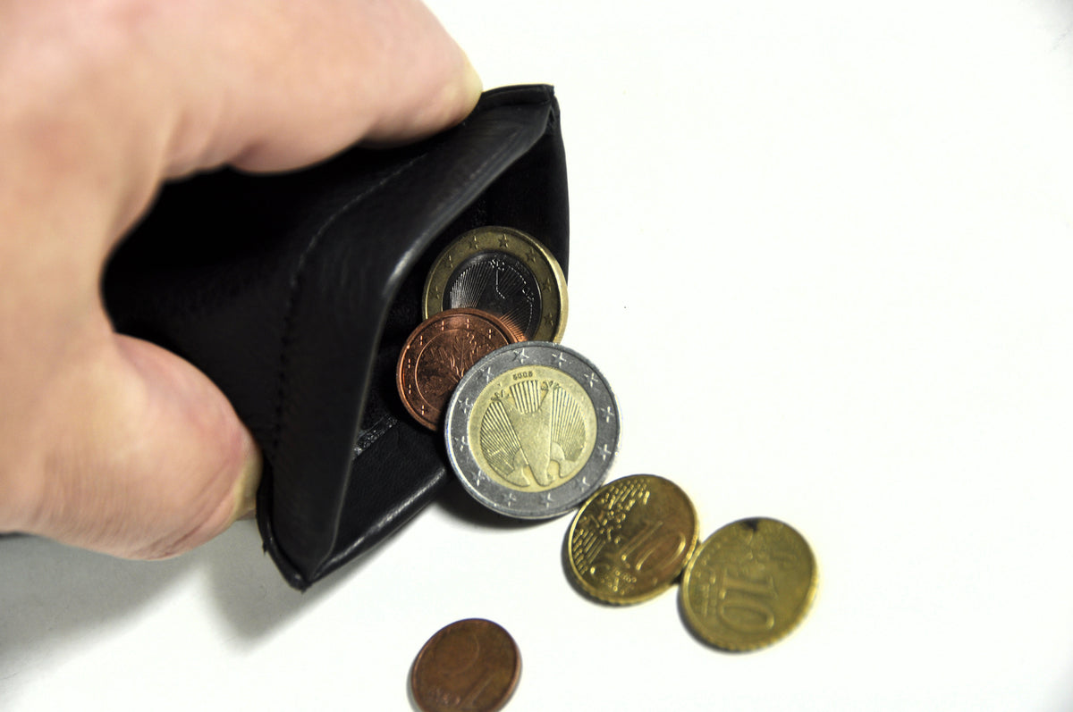 Jockey Club Dollarclip – Echt Nappaleder, Geldklammer, Mini Geldbörse, 3 Kartenfächer, Schwarz