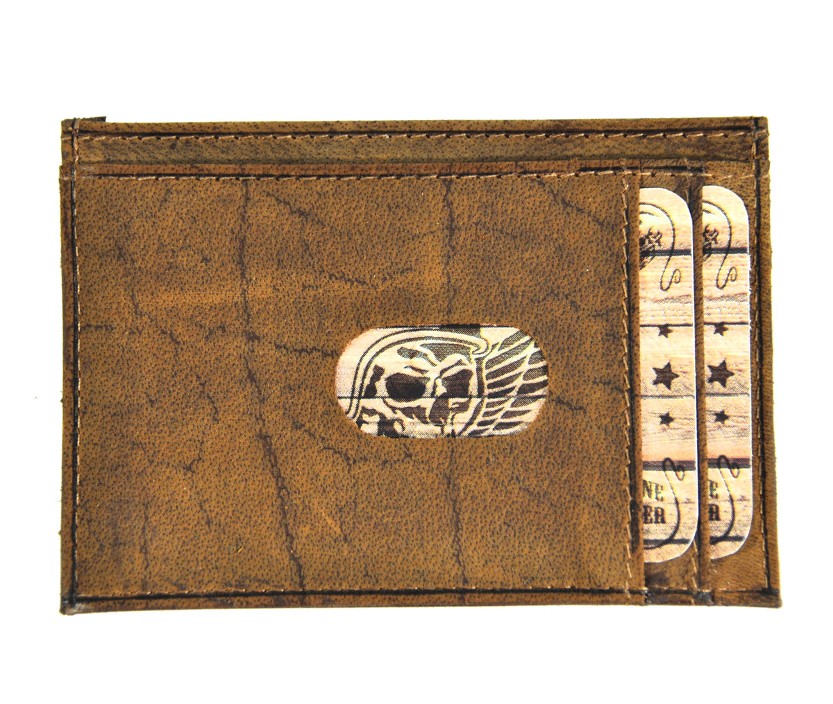 Jockey Club Biker Geldbörse | Hunterleder | RFID-Schutz | Kettensicherung | Vintage Design