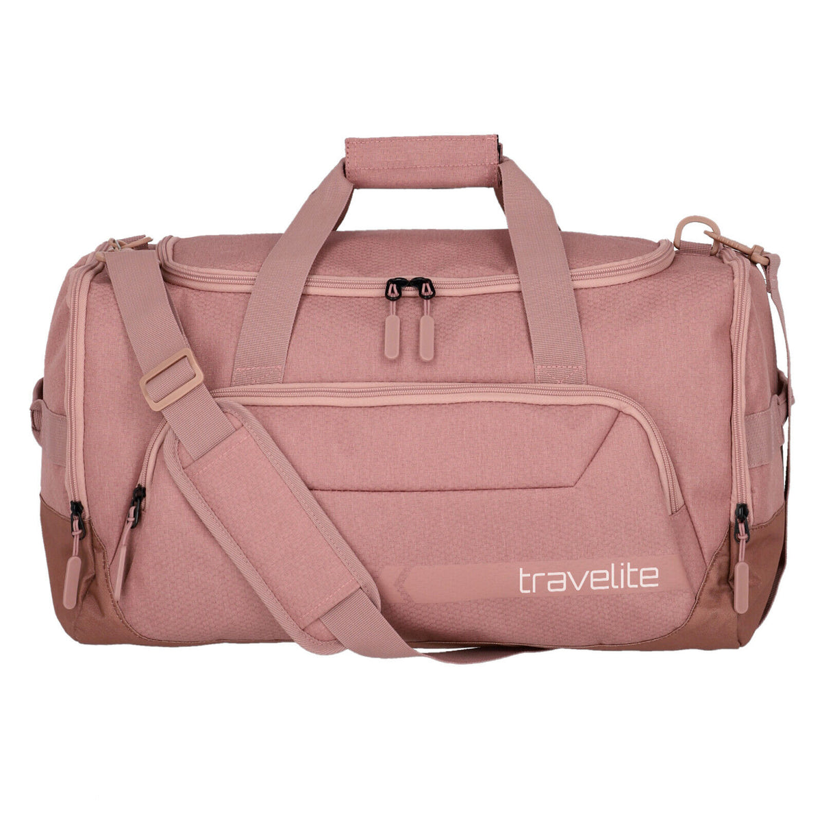 Travelite Kick Off Reisetasche Rosé mit Außentaschen und Schuhfach
