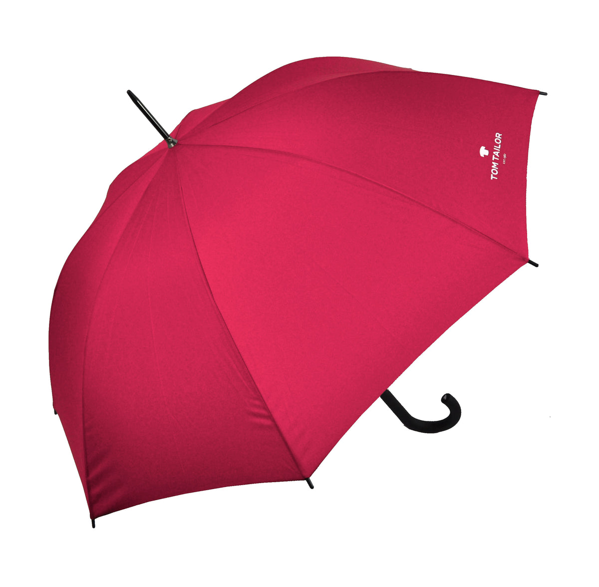 Tom Tailor Regenschirm Stockschirm Schirm Lady Long Automatik barberry rot
