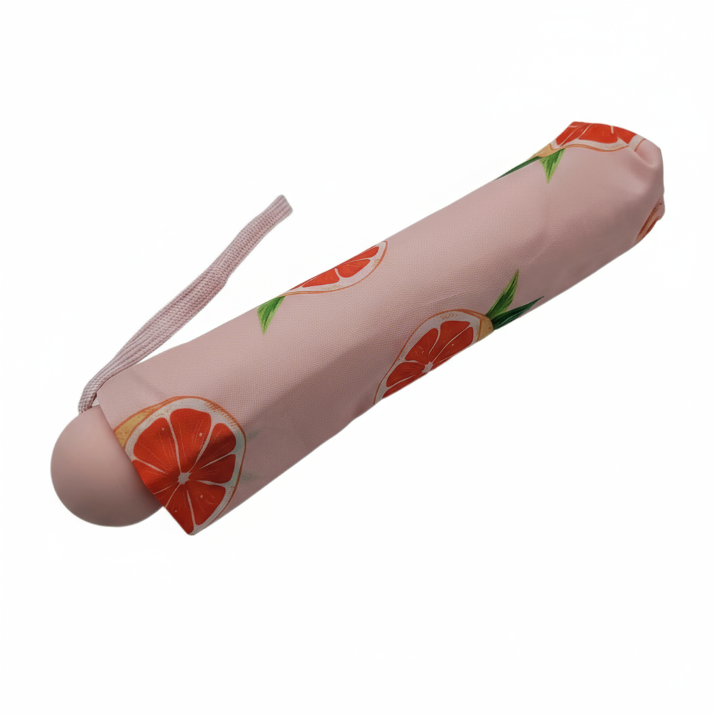 Detailansicht Griff mit Handschlaufe – ergonomischer, kompakter Regenschirm