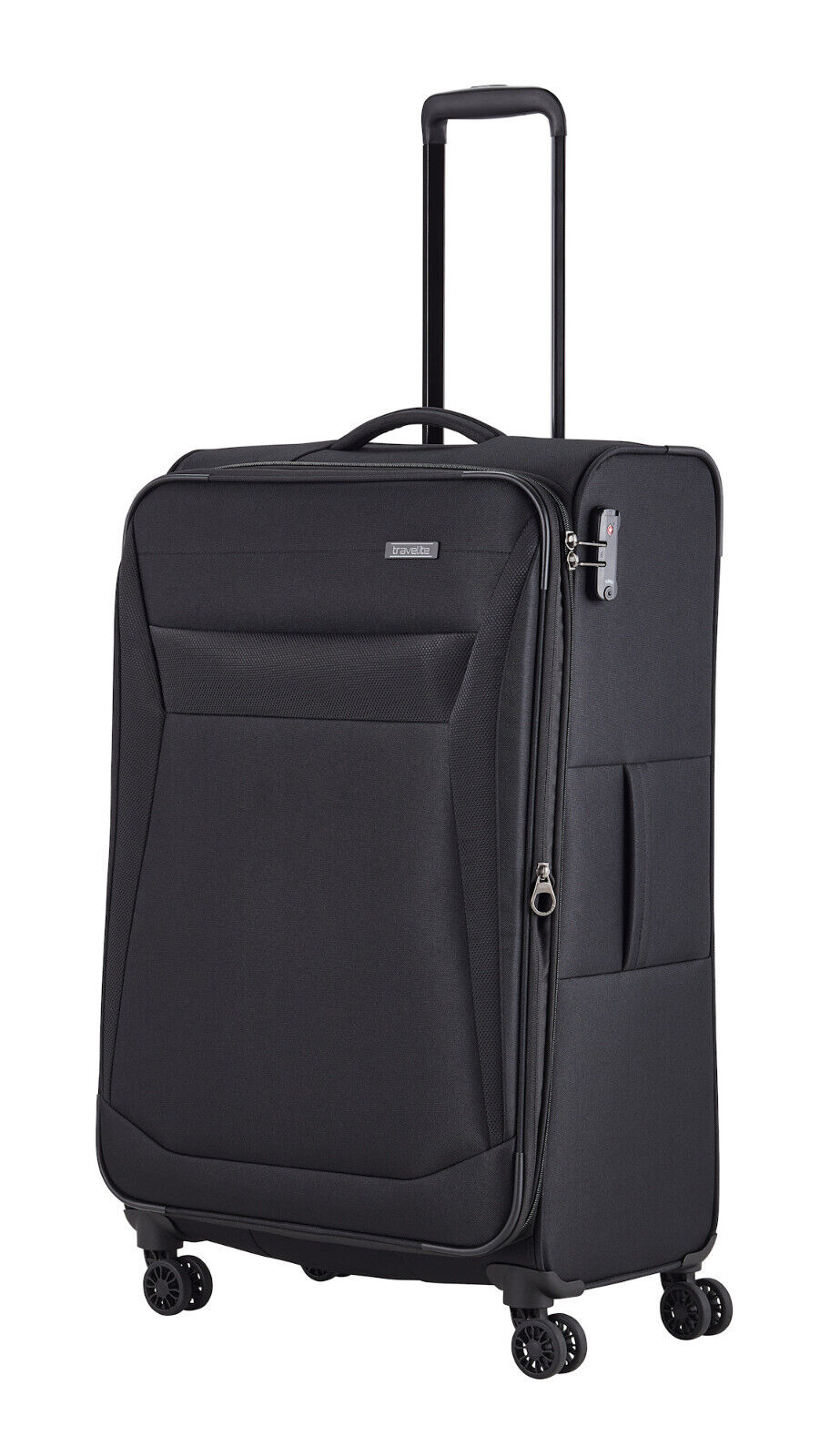 Travelite Chios Reisekoffer L Trolley Koffer 78cm 4 Rad / Rollen Dehnfalte TSA