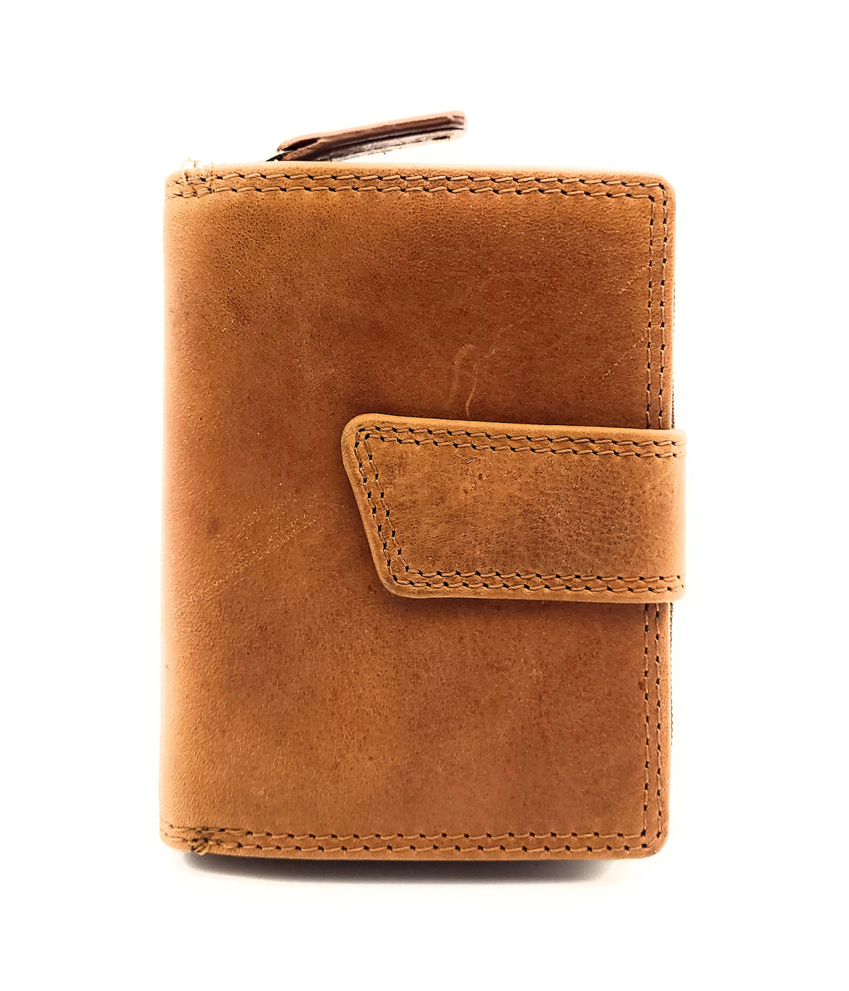 Jockey Club kompakte RFID Leder Geldbörse aus Sauvage Rindleder – Vintage Design, handgefertigt, sicher & stilvoll
