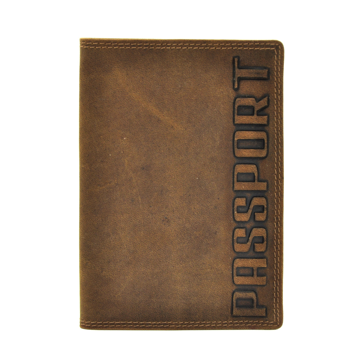 Jockey Club echt Leder Passhülle Etui Reisepass Hülle Hunterleder cognac braun