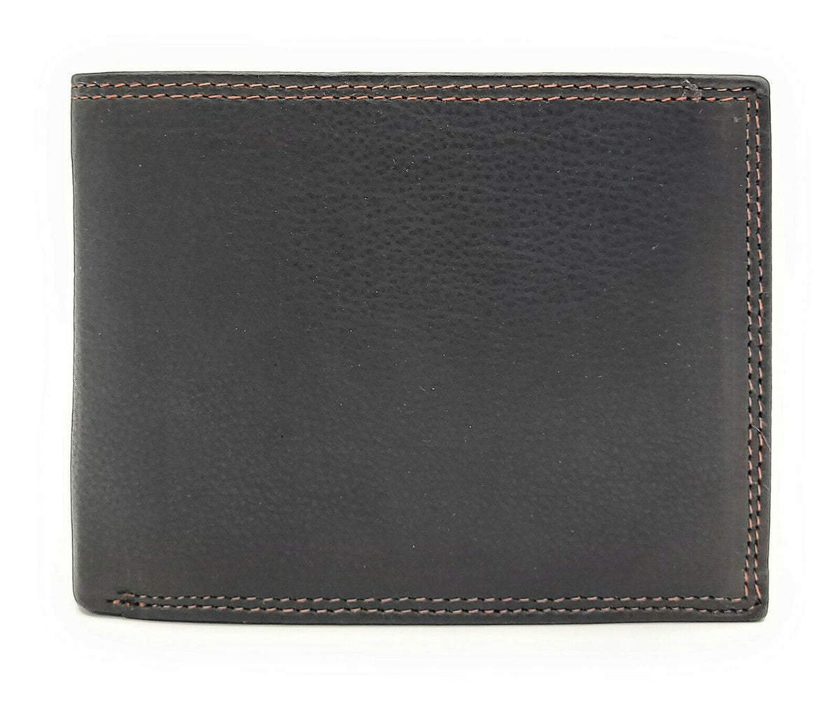 Jockey Club Basic Portemonnaie Schwarz/Braun mit Kartenfächern