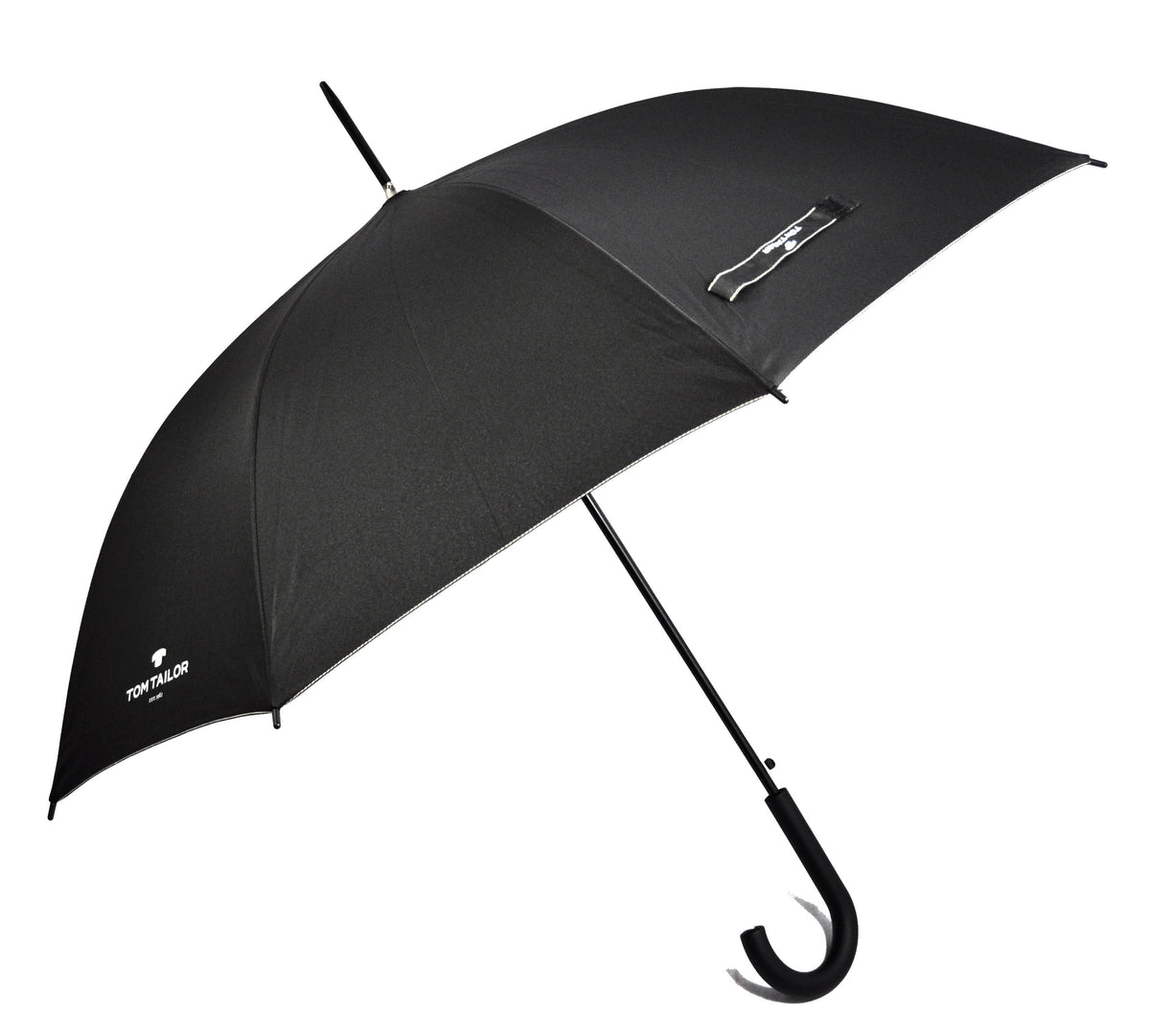 Tom Tailor Regenschirm Stockschirm Schirm Lady Long Automatik schwarz