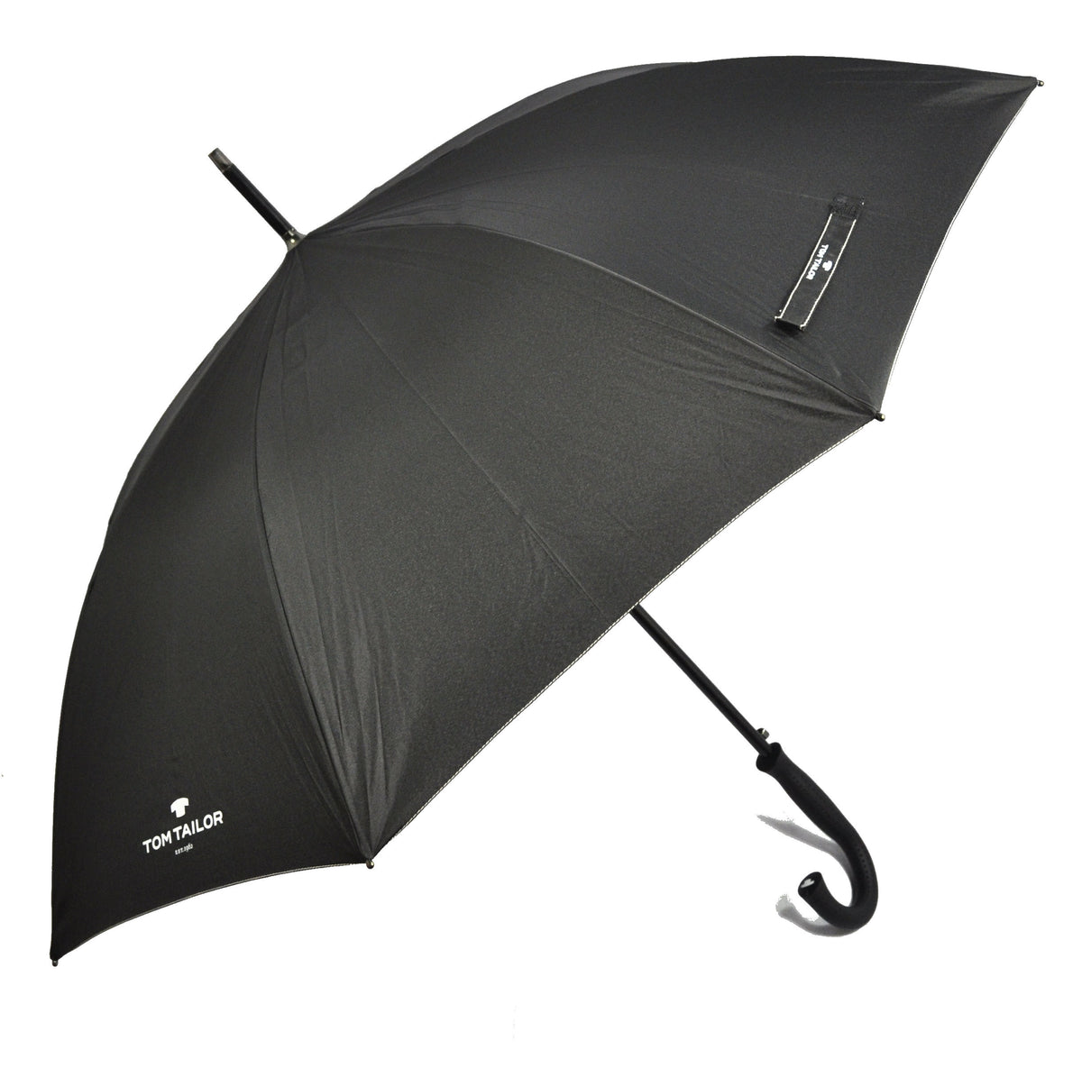 Tom Tailor Regenschirm Stockschirm Schirm Partnerschirm Automatik schwarz