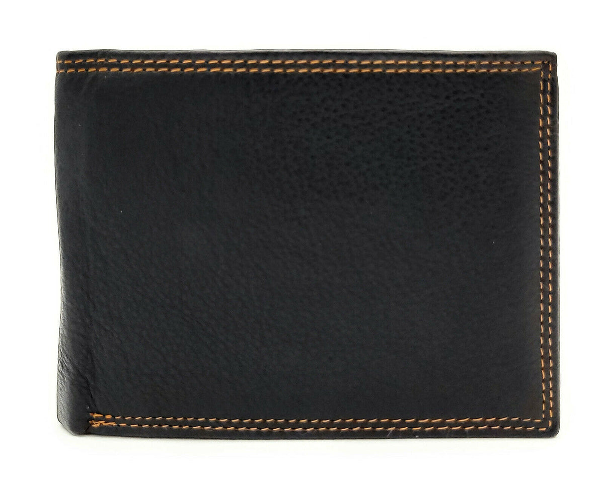 Jockey Club Basic Portemonnaie Schwarz/Hellbraun mit Kartenfächern
