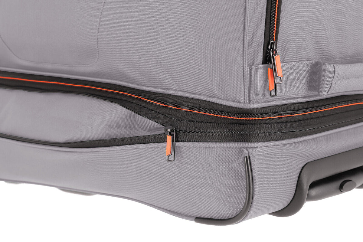 Travelite 2-Rad Trolley Roll-Reisetasche mit Rollen Basics L erweiterbar grau