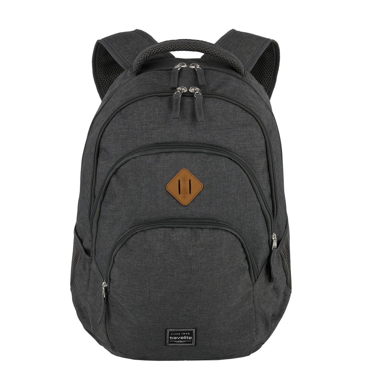 Travelite Basics Rucksack Anthrazit Vorderansicht