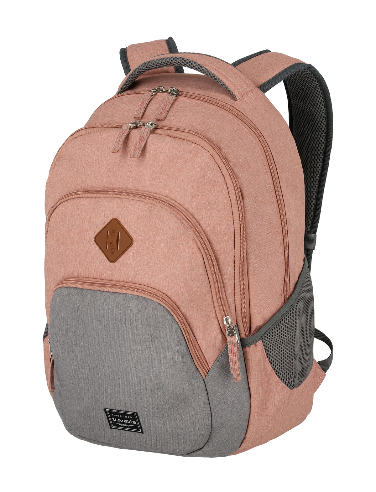 Travelite Basics Rucksack 22 l Rosa-Grau