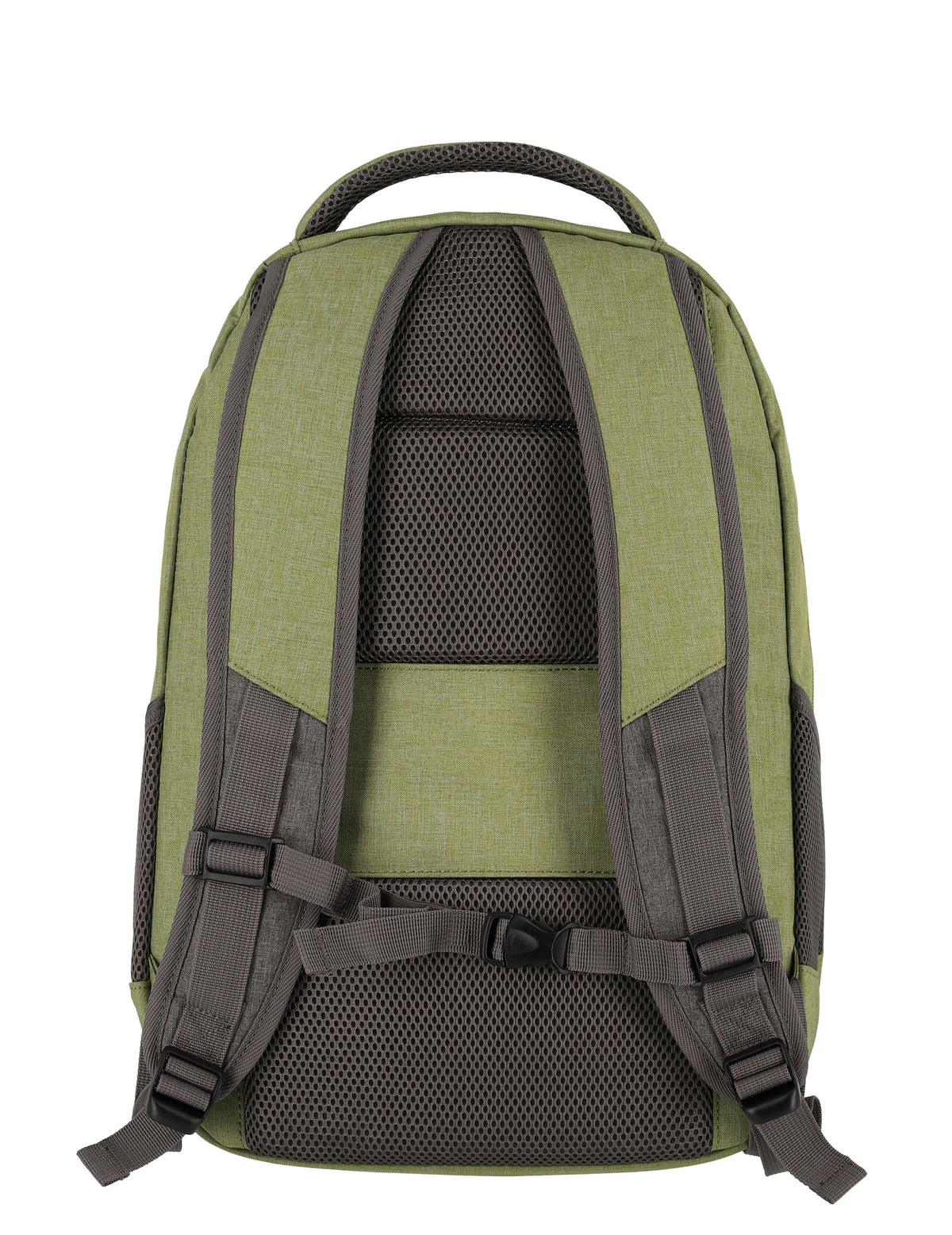 Travelite Basics Rucksack Grün-Grau mit Organizer-Vortasche