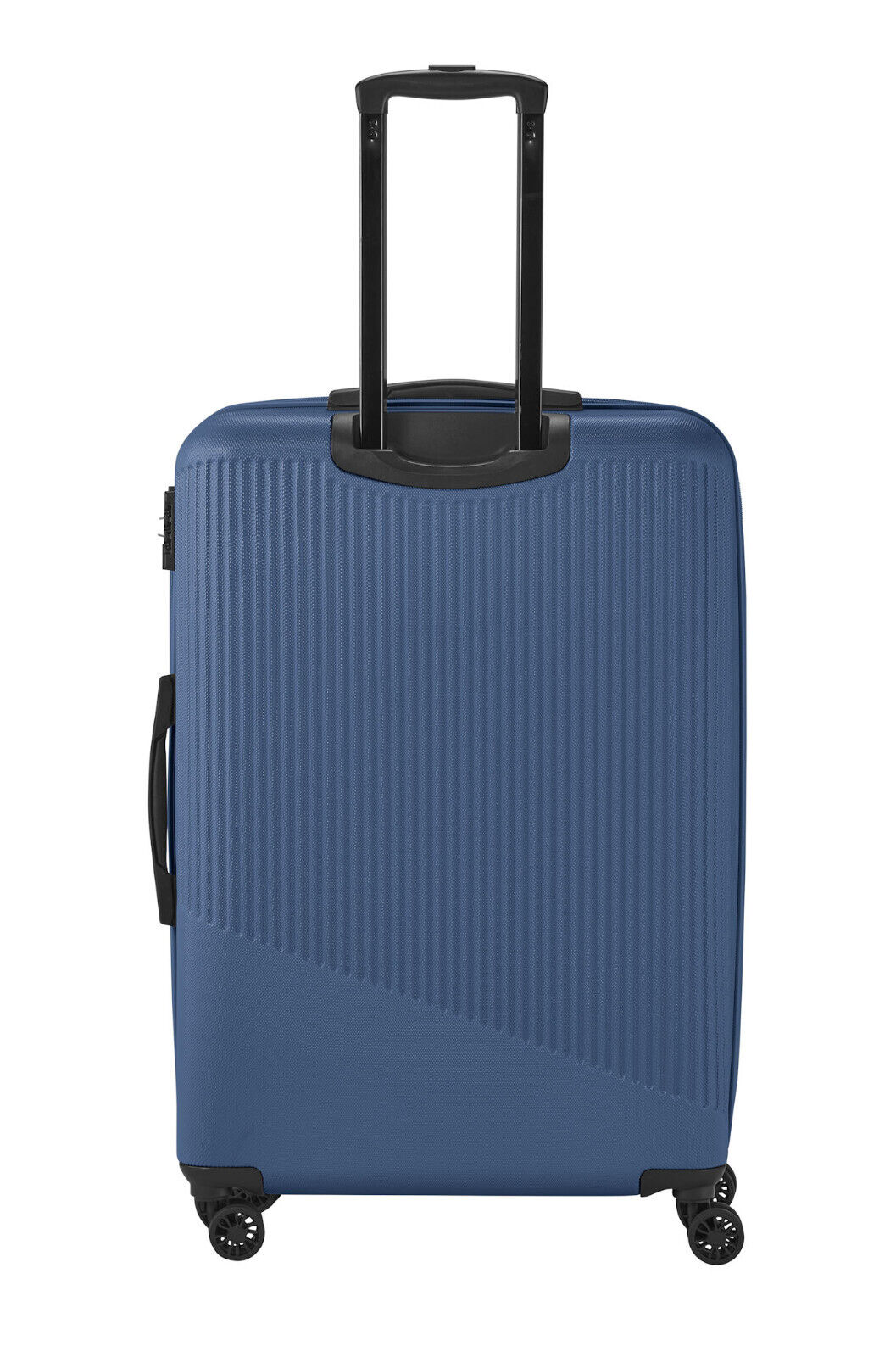 Travelite Bali Reisekoffer L Trolley Koffer 77cm 4 Rad / Rollen TSA Hartschale blau