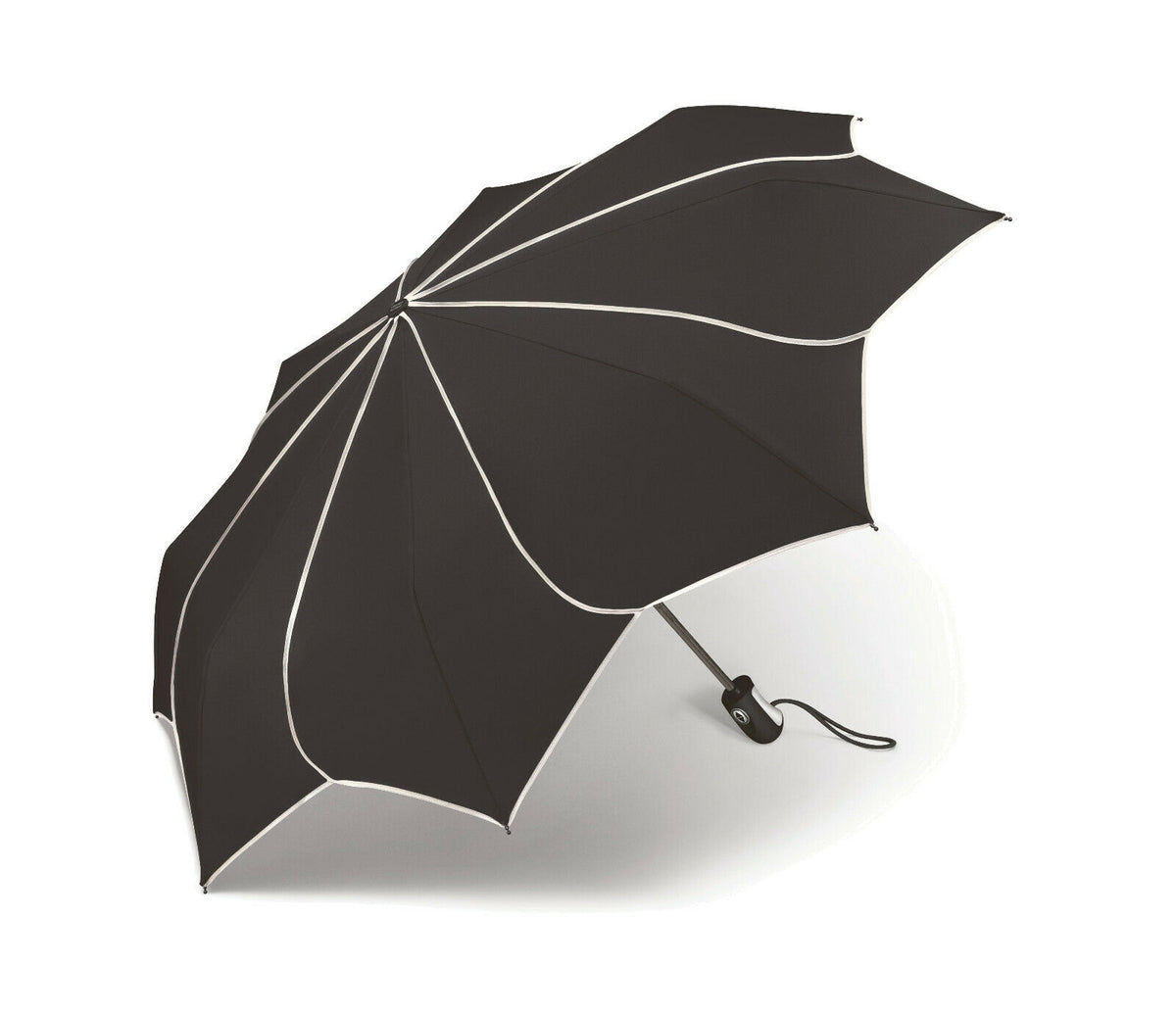 pierre cardin Damen Regenschirm Taschenschirm Auf-Zu Automatik Sunflower schwarz