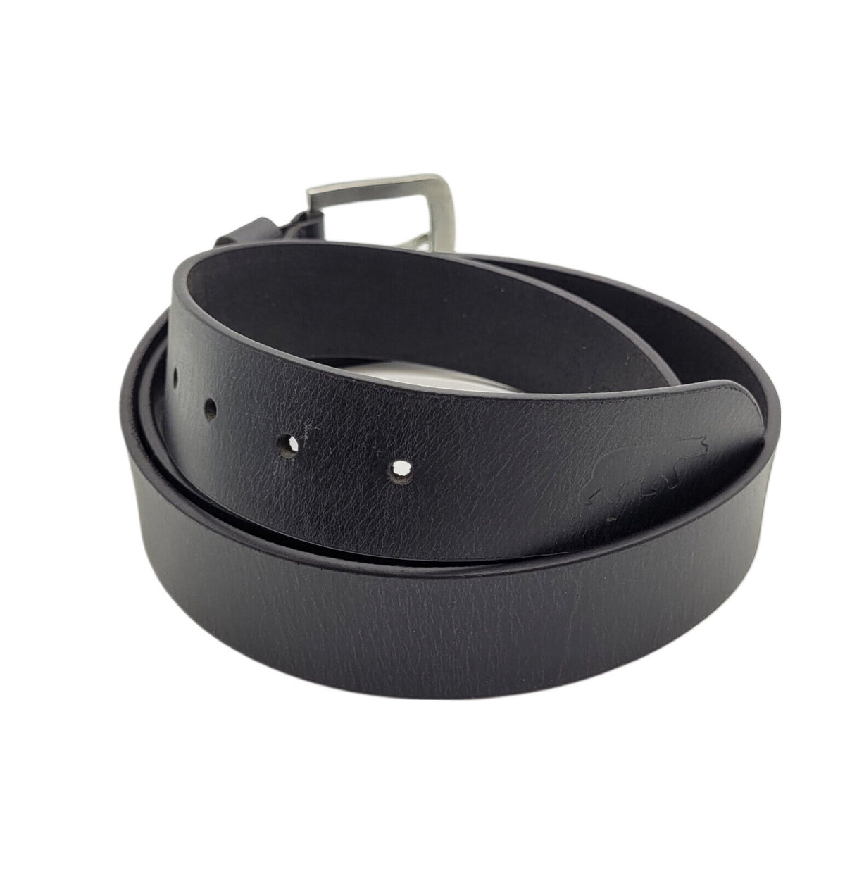 Hill Burry echt Leder Herren Gürtel 90cm (Taille) 40mm breit kürzbar Vollleder schwarz