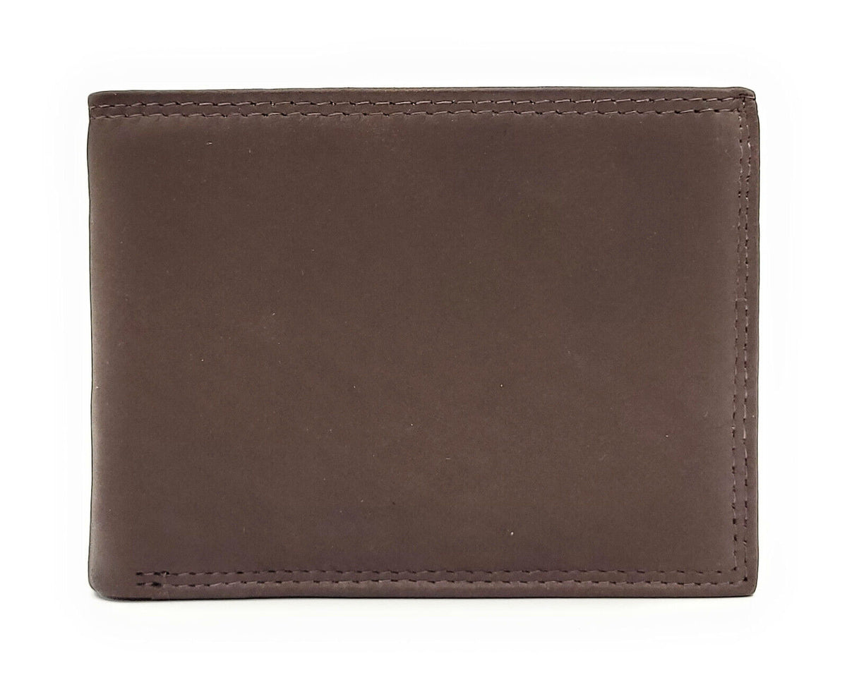 Jockey Club Basic echt Leder Herren Geldbörse Portemonnaie Geldbeutel mit RFID NFC Schutz braun