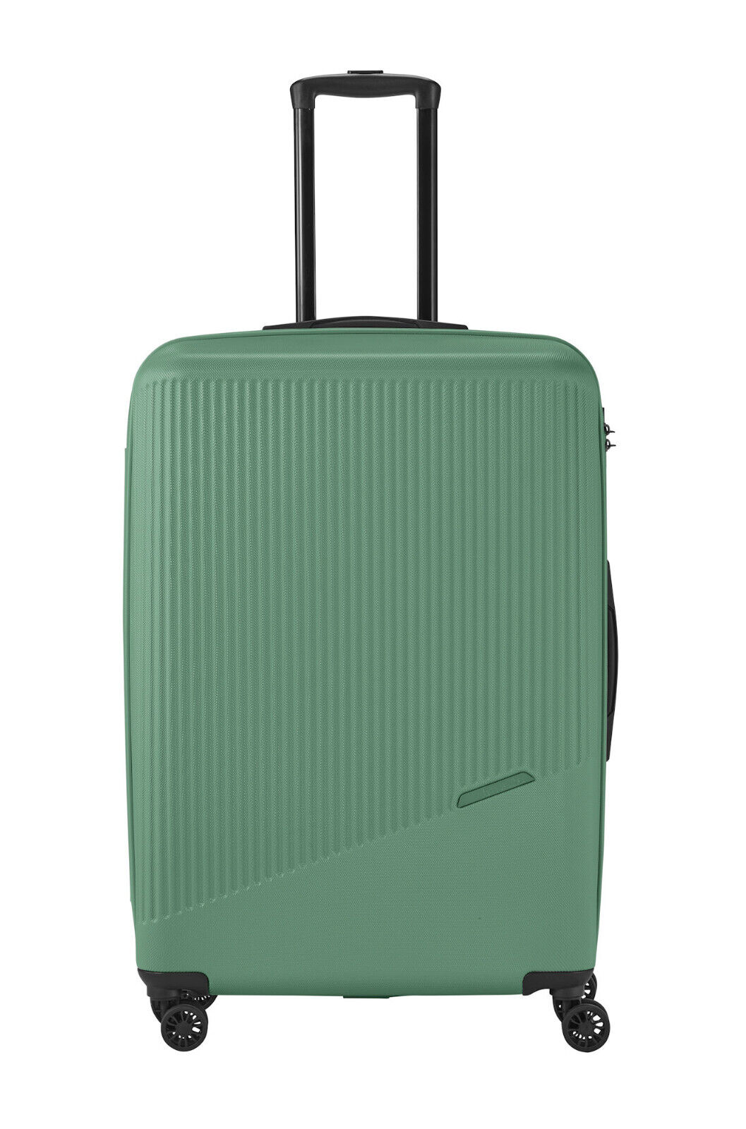 Travelite Bali Reisekoffer L Trolley Koffer 77cm 4 Rad / Rollen TSA Hartschale grün