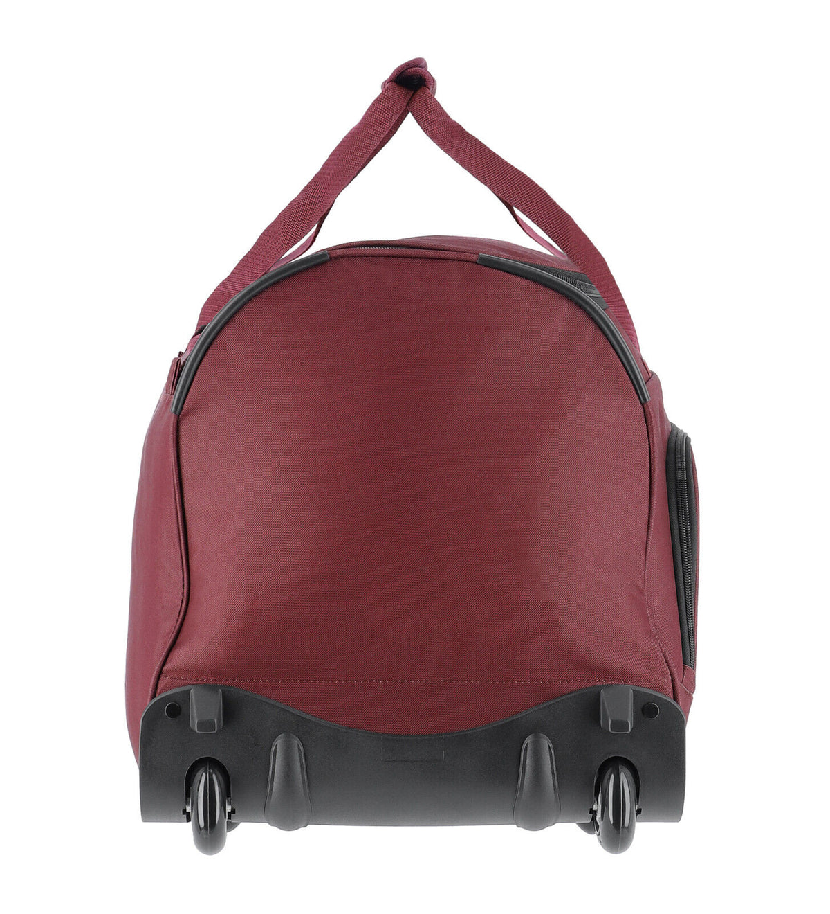 Travelite Basics Fresh Rollenreisetasche in Bordeauxrot, 89 Liter, mit zwei Rollen und Teleskopgriff