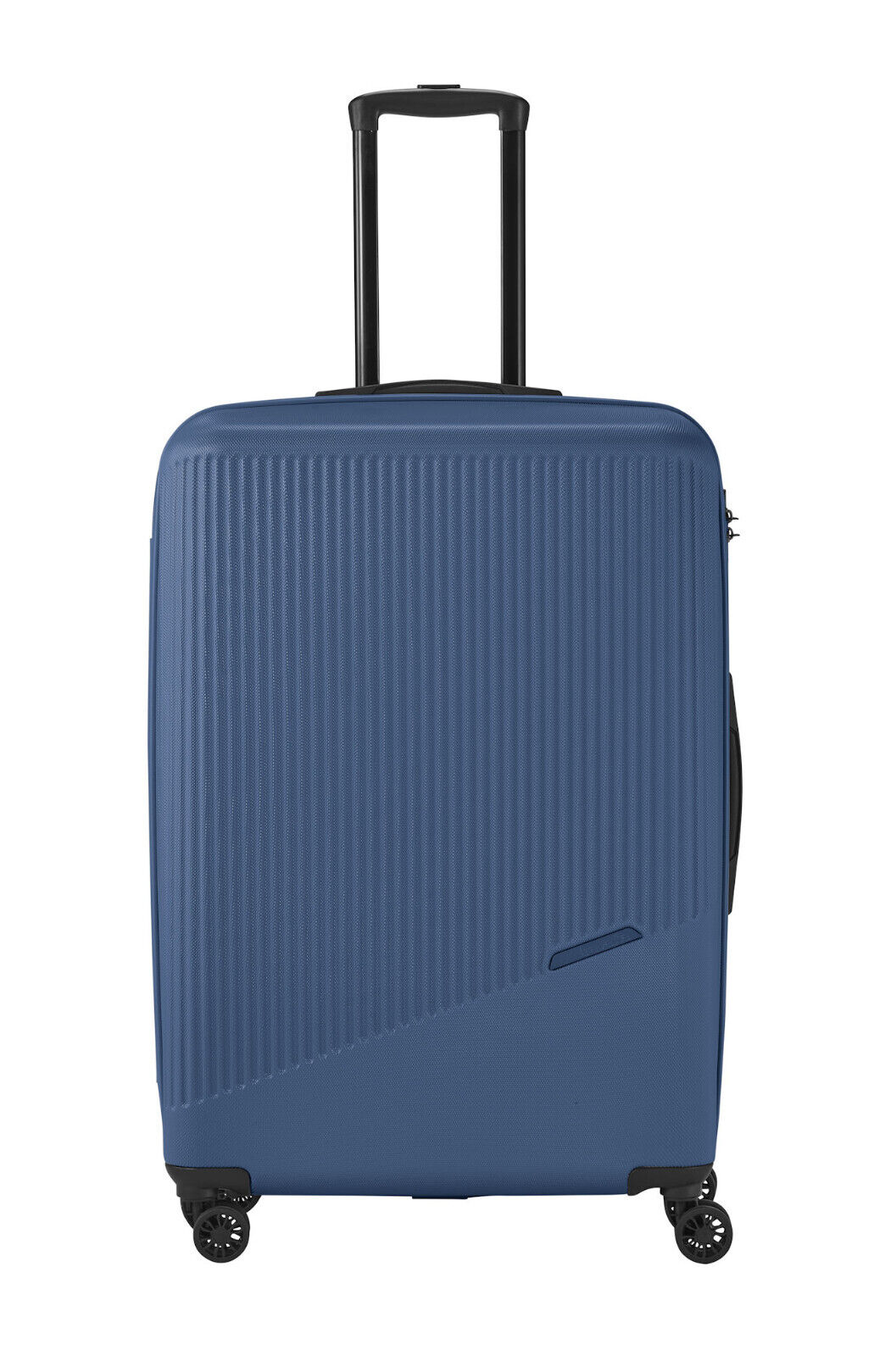 Travelite Bali Reisekoffer L Trolley Koffer 77cm 4 Rad / Rollen TSA Hartschale blau