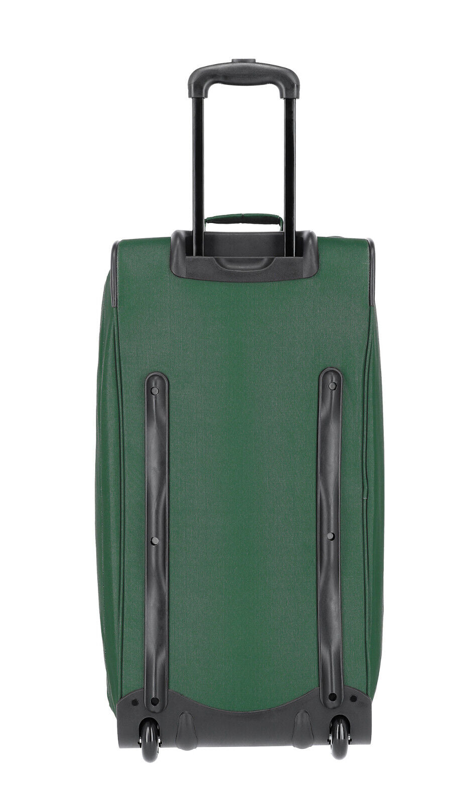 Travelite Basics Fresh Rollenreisetasche Dunkelgrün, 89 Liter, mit zwei Rollen und Teleskopgriff