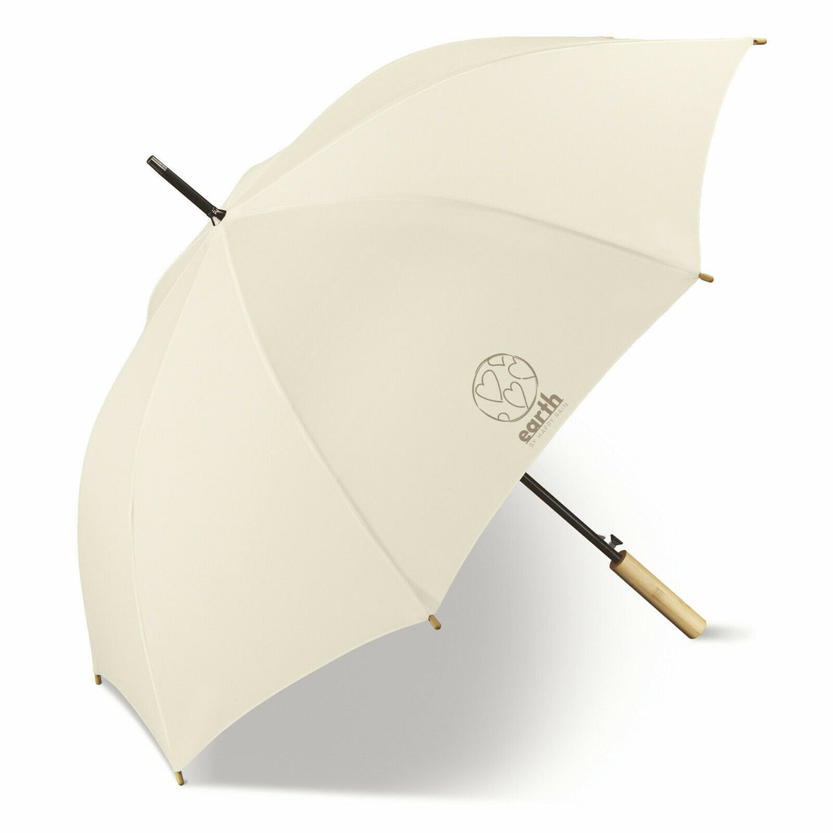 happy rain Earth Stockschirm | recyceltes Polyester & Bambusgriff