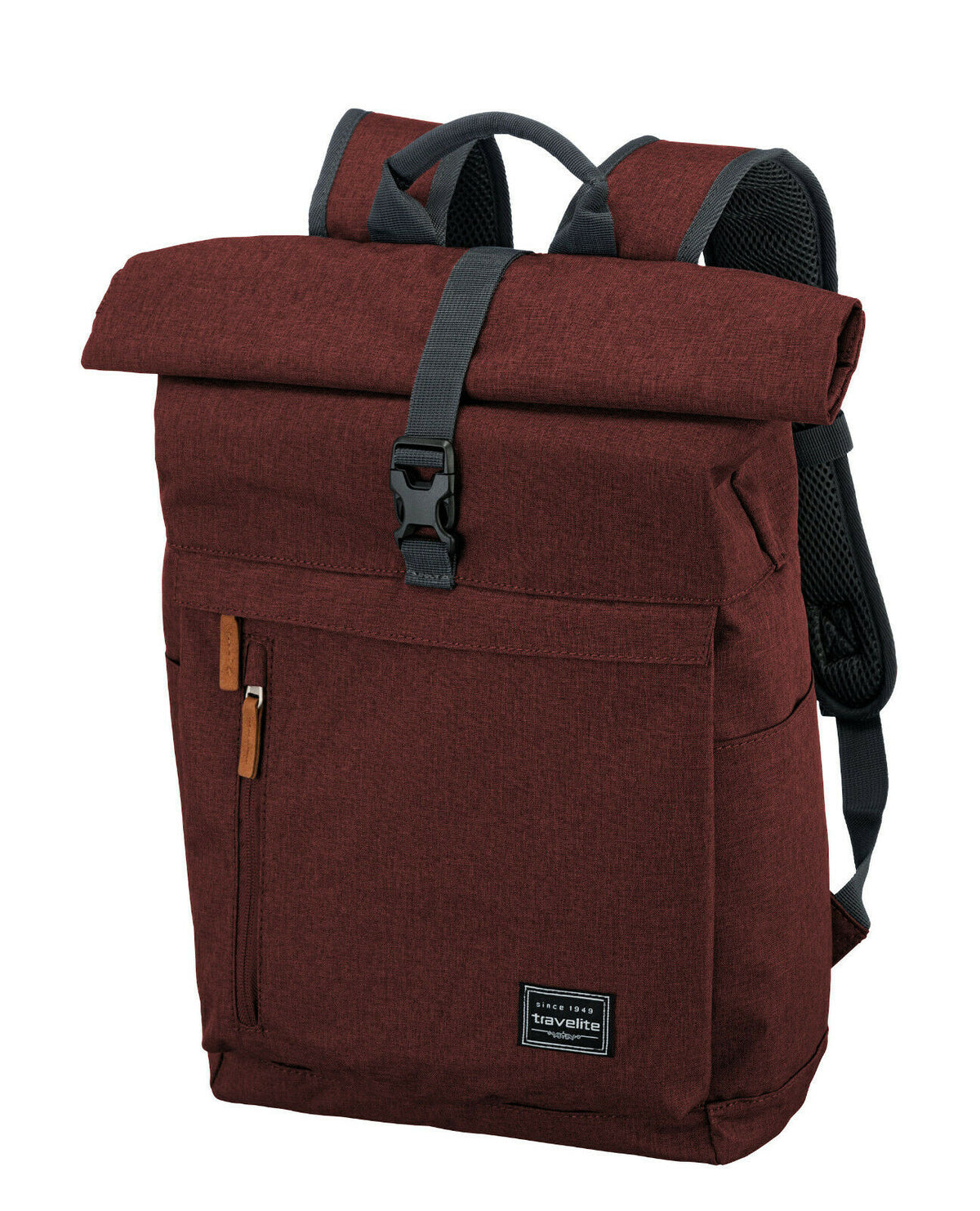 Travelite Basic Rollup Rucksack 35 Liter Bordeaux – Produktfoto 2