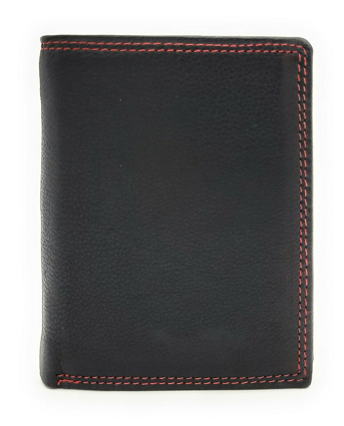 Jockey Club Basic echt Leder Geldbörse Portemonnaie Geldbeutel RFID NFC Schutz schwarz rot