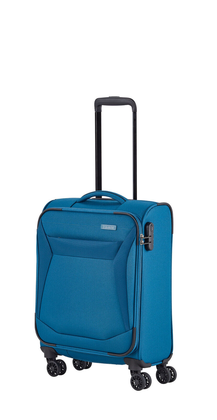 Travelite Chios Reisekoffer Trolley Bord-Koffer 55cm Handgepäck Bordgepäck 4Rad petrol