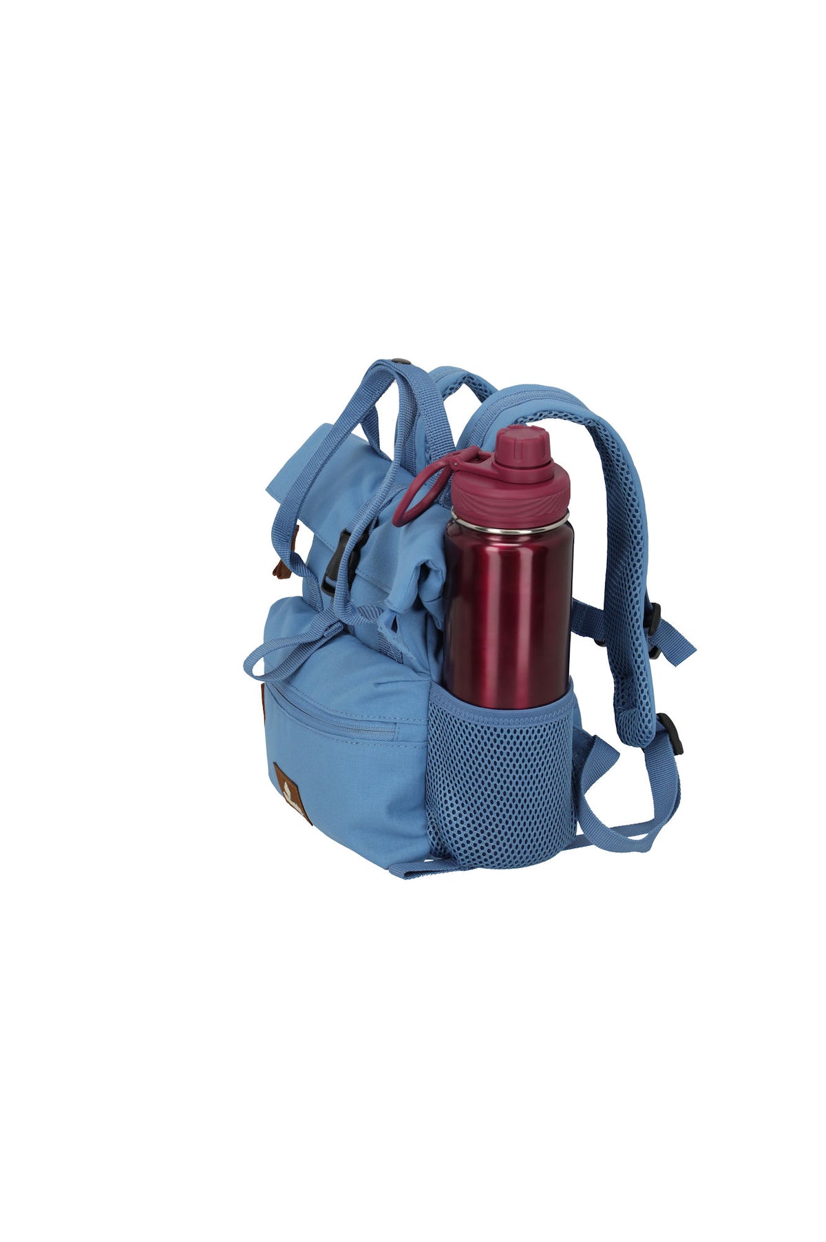 travelite BASICS Mini Rollup Rucksack 7–8 L – Denim