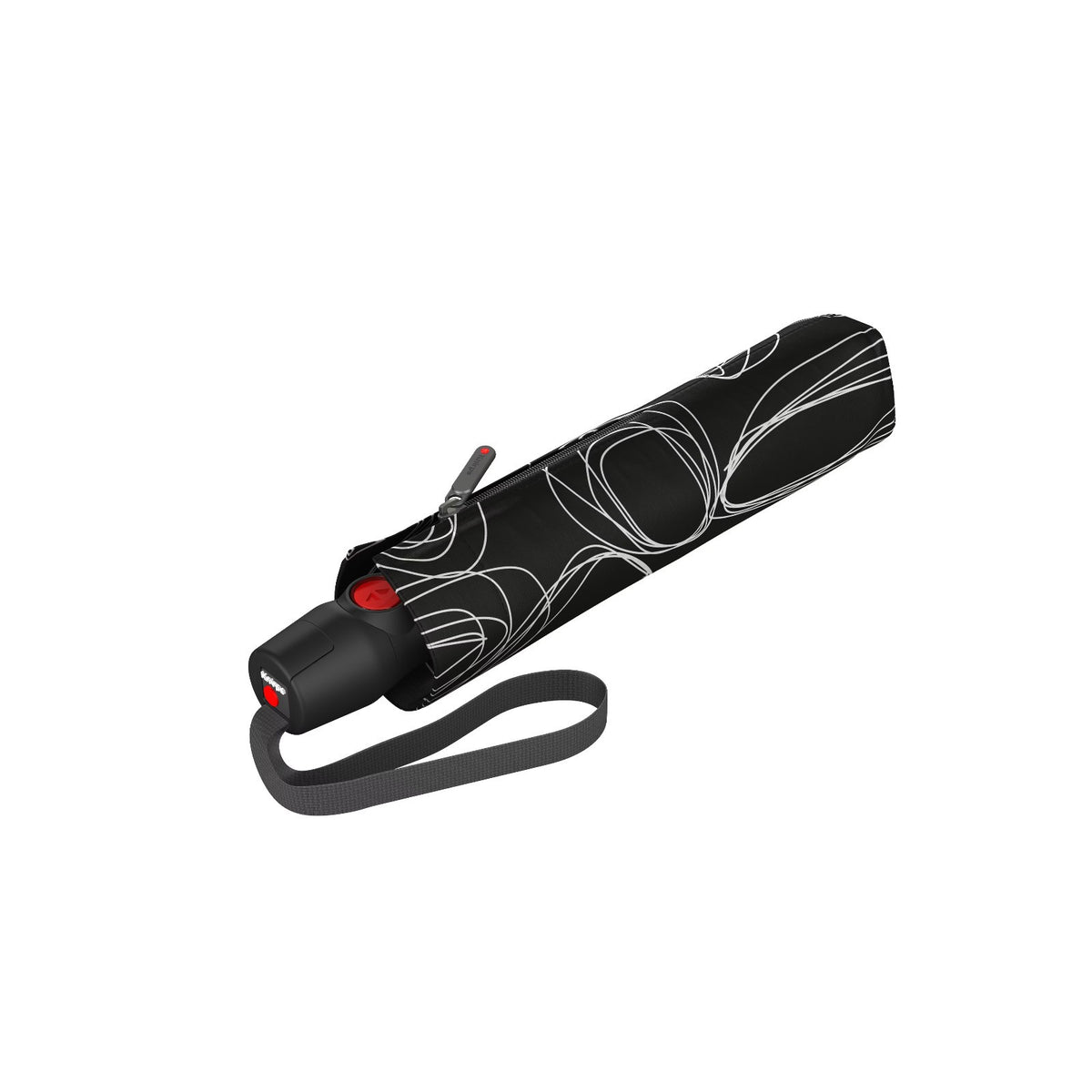 Knirps T.200 Duomatic Regenschirm Taschenschirm Schirm sturmfest pure black