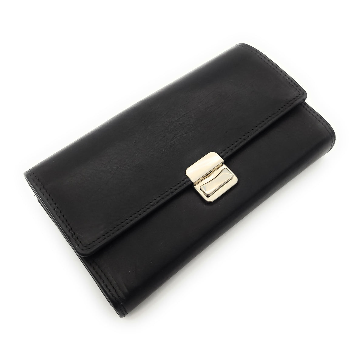 Jockey Club echt Leder Kellnerbörse Geldbörse Portemonnaie Softleder Basic schwarz