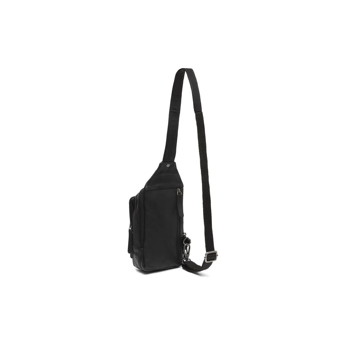 The Chesterfield Brand echt Leder Crossbag Slingbag Crossbodybag Umhängetasche Riga schwarz