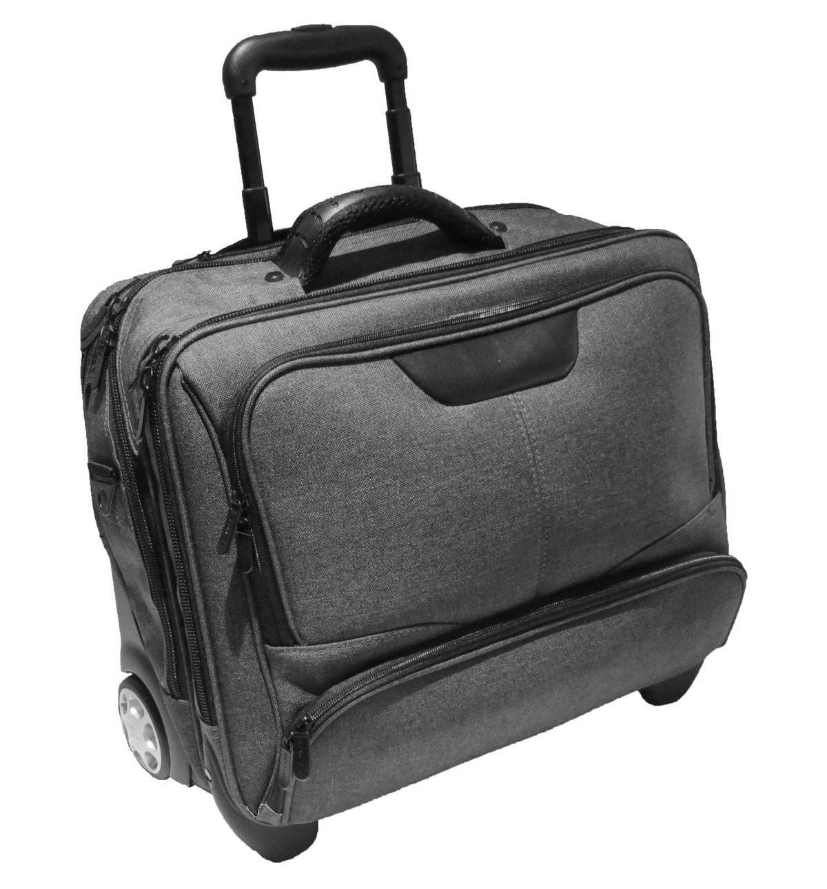 Dermata Business Notebook Trolley Laptop Pilotenkoffer Aktenkoffer bis 17" grau