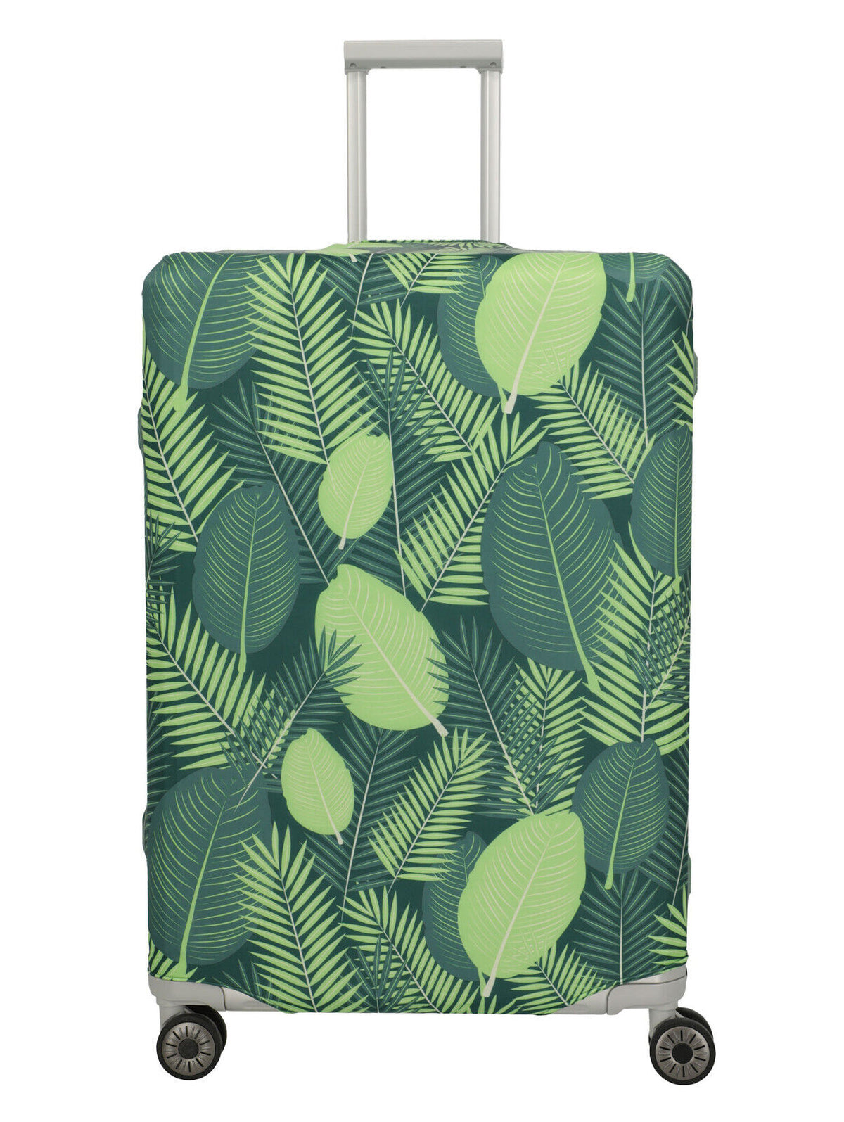 Travelite Kofferschutzhülle Kofferhülle L für große Koffer bis max 77x52x29cm Blätter