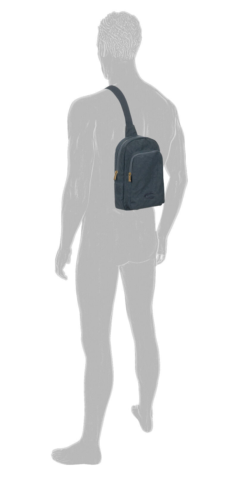 camel active Journey Sling Bag Dunkelblau – Nylon, 28 cm