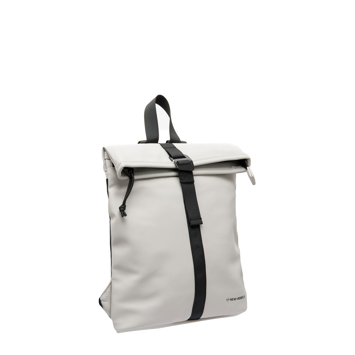 New Rebels Mart Los Angeles Rolltop Rucksack – Wasserabweisend, Urban, 33x27x8 cm, grau