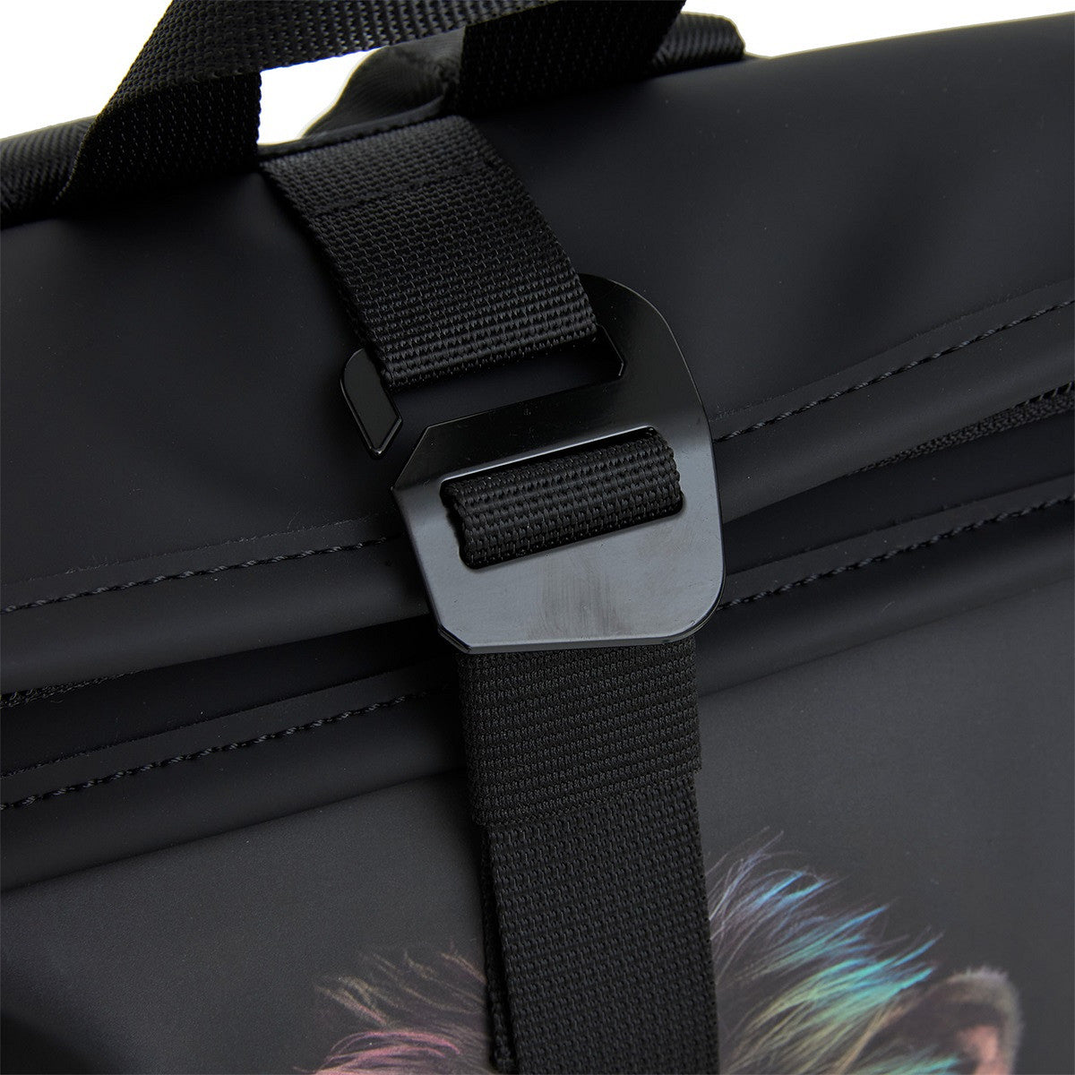 New Rebels Rolltop Cityrucksack Los Angeles – Stylischer Rolltop Rucksack mit Löwen-Design, Wasserabweisend & Praktisch