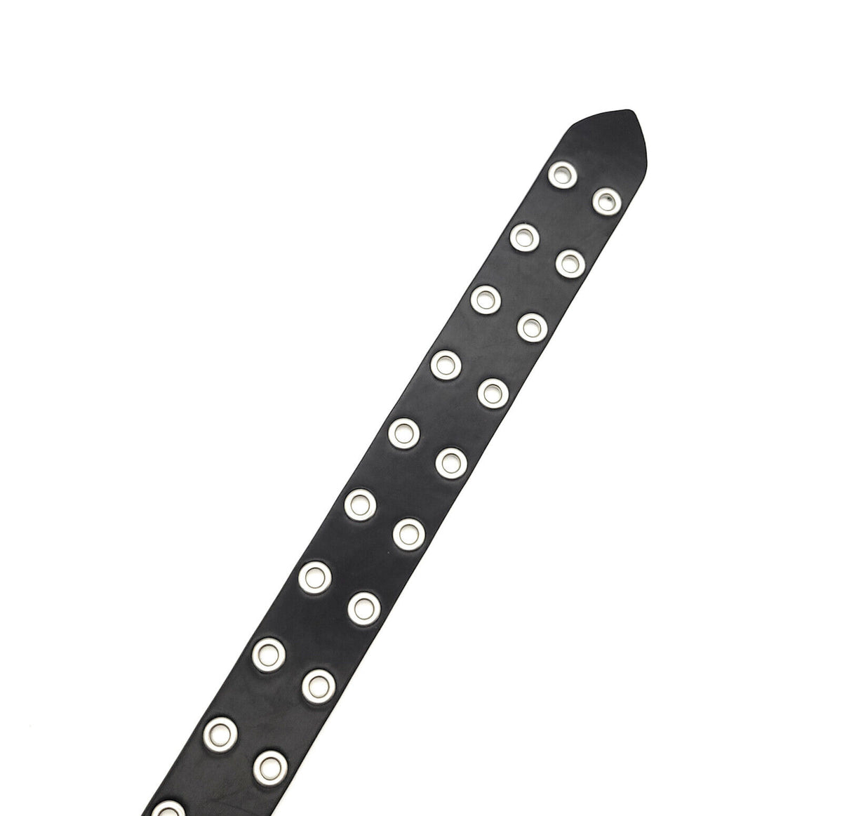 2-Loch Nietengürtel Ösen Gürtel Jeansgürtel Damen Herren echt Leder & PU 115cm (100cm Bundweite)